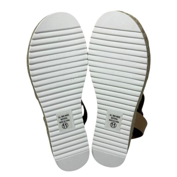 NWT Soda Espadrille Women's Size 11 Open Toe ankle strap Dusty Mauve - Picture 4 of 5